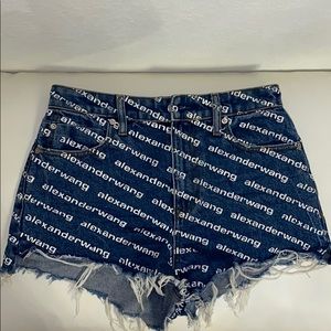 Alexander wang High rose shorts
